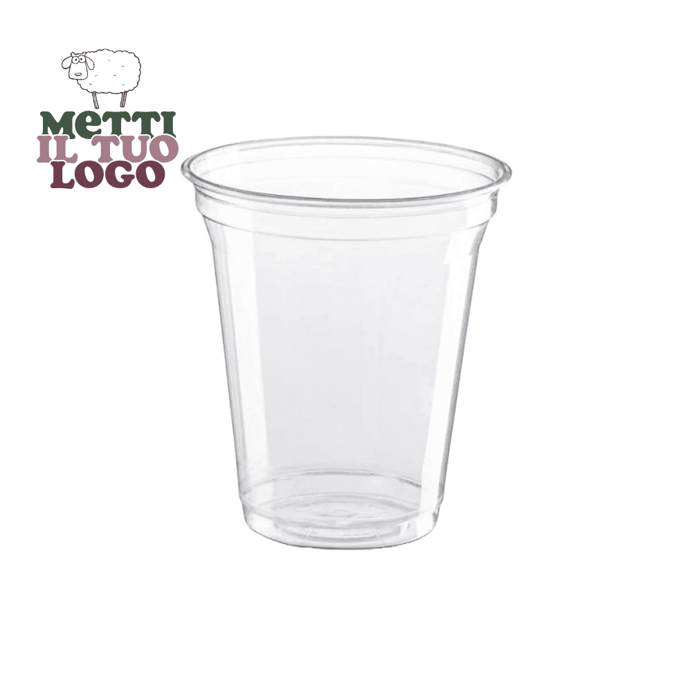 Verres à bière personnalisables en bioplastique : 415 ml et 300 ml, votre logo ici.