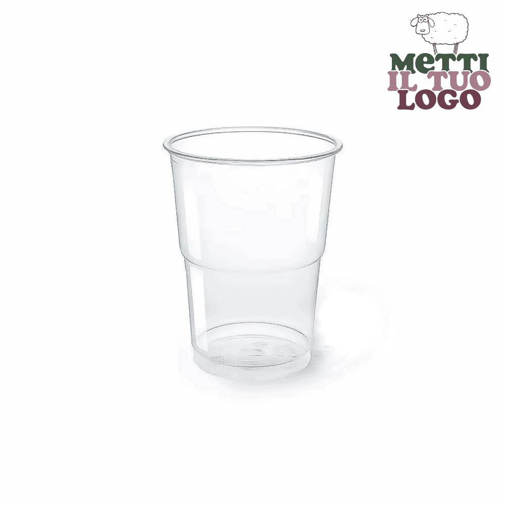 Verres cocktail jetables personnalisés 330 ml et encoche 250 ml.