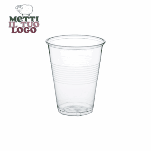 Verres à eau personnalisables bioplastique 200ml - Logo entreprise