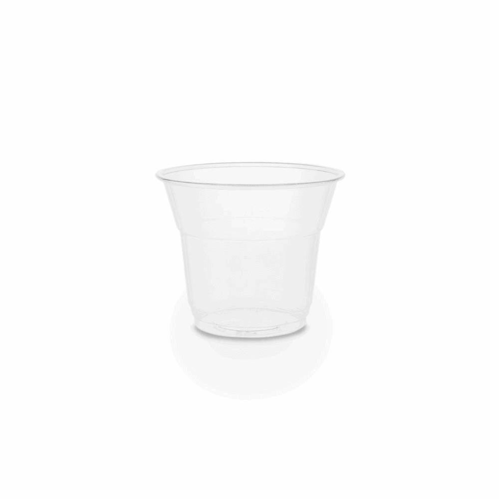 Verres à vin mousseux compostables 300 ml - Pack de 100, écologiques et biodégradables.