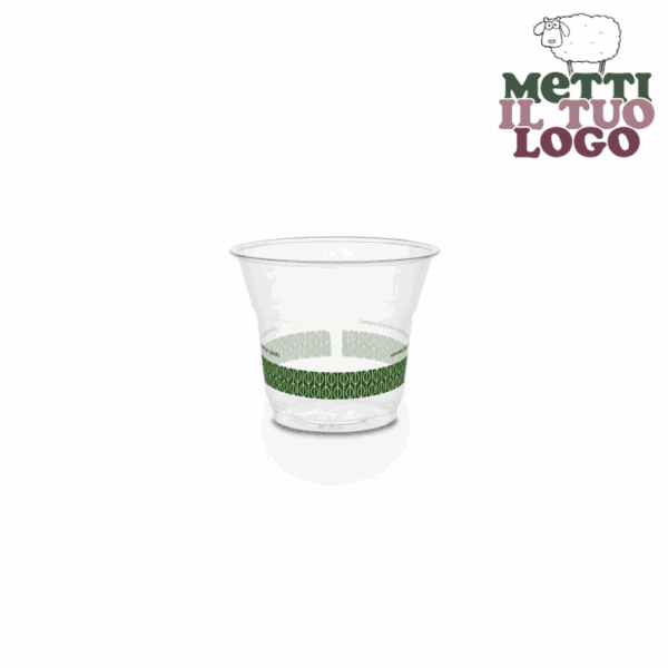 Verres à vin PLA personnalisables 150ml - Cadeau éco-responsable