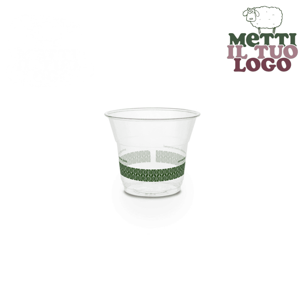 Verres à vin PLA personnalisables 150ml - Cadeau éco-responsable