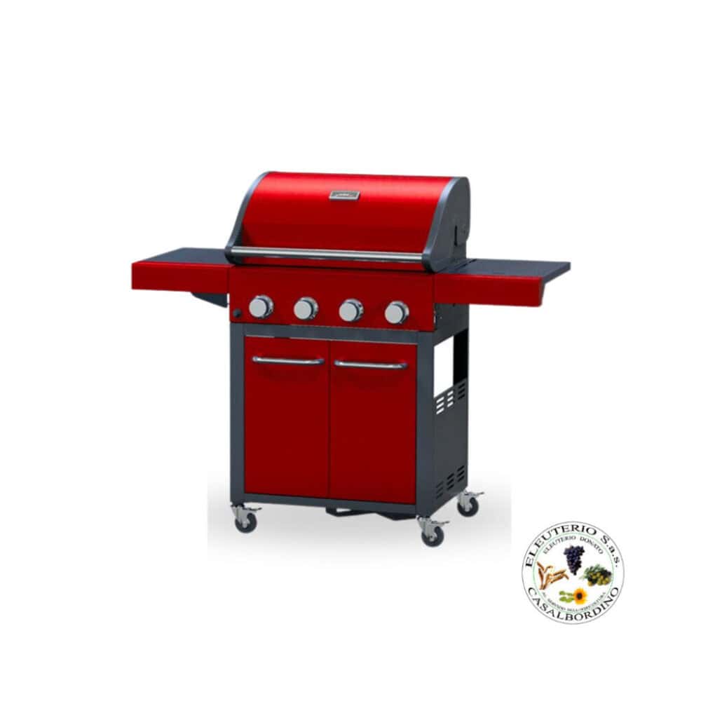 Il Bracere Generation Basic porcellanato, barbecue a gas rosso