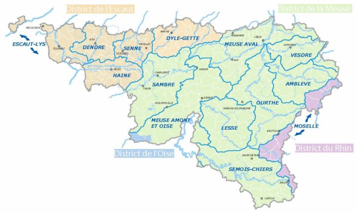 bassin sousbassins en wallonie