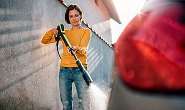 lavage voiture eau de pluie