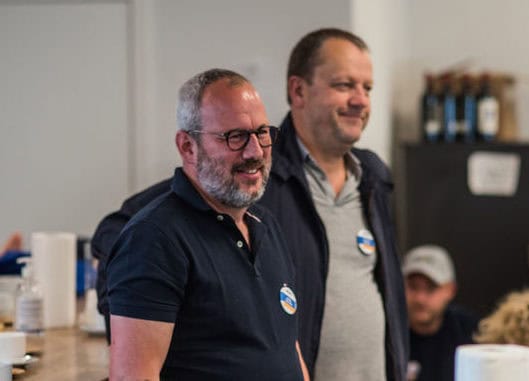 l'équipe d'eloy STVE lors d'une fête