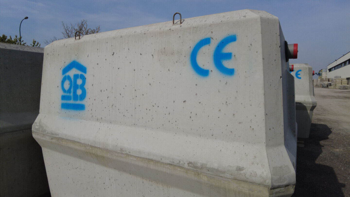 une microstation oxyfix® avec le marquage CE et QB (qualité du bâtiment)