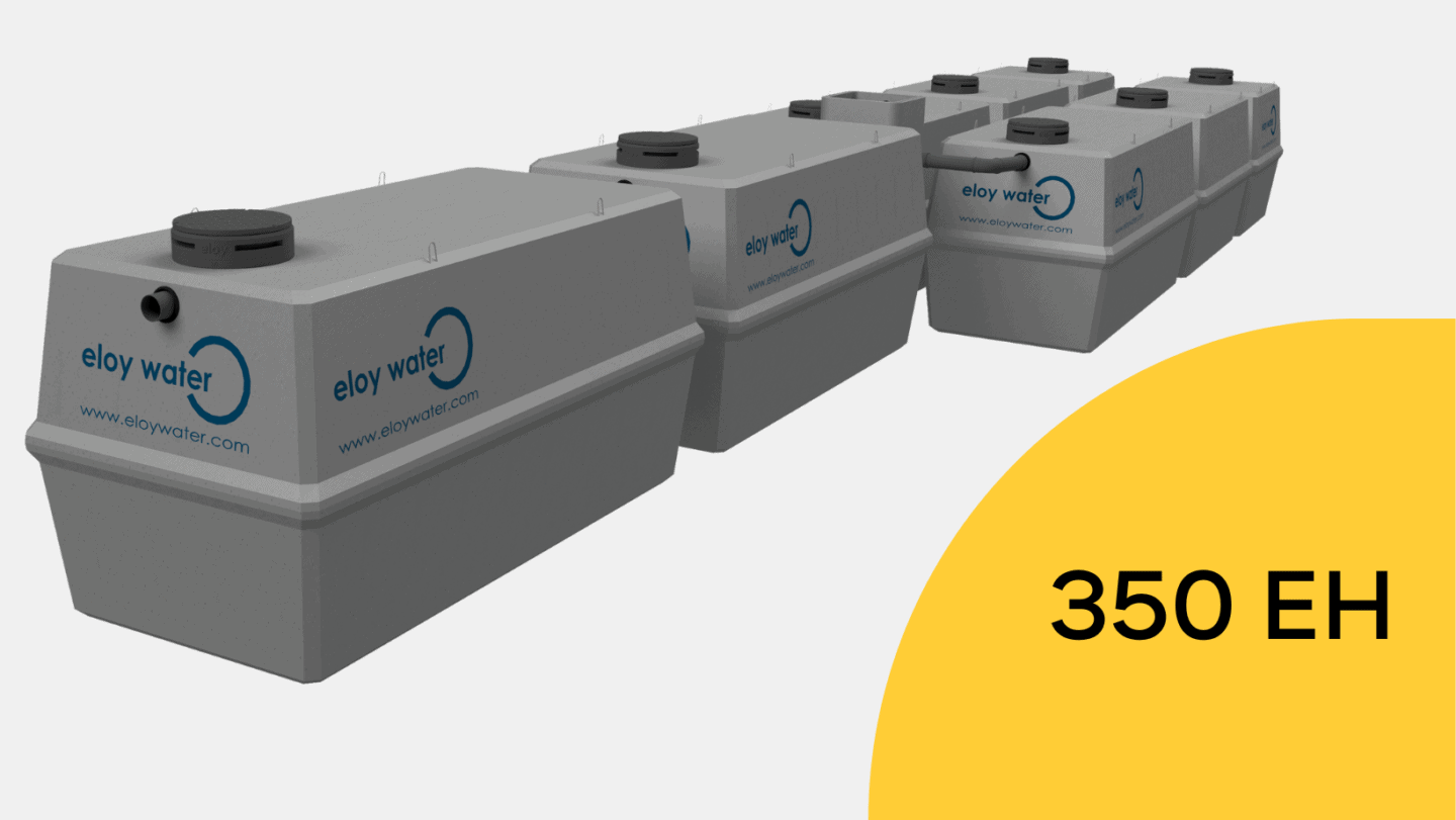 octa-cuves microstation oxyfix® de 350 équivalent habitant