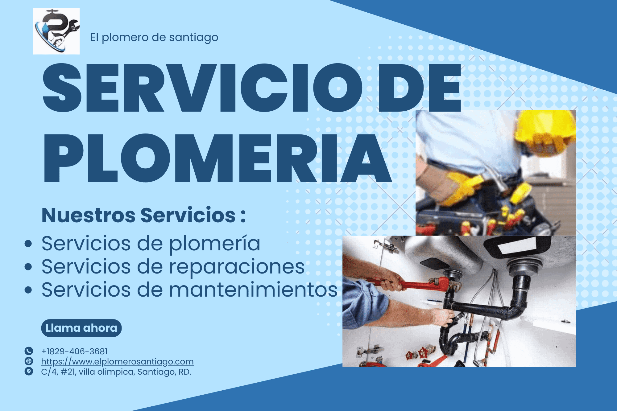 Servicios de plomería confiables