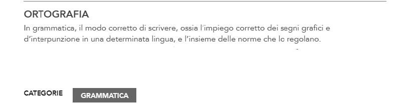 definizione treccani ortografia