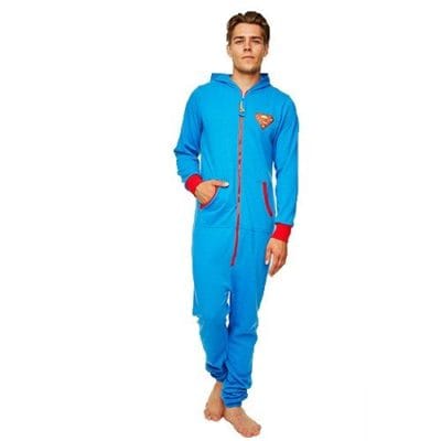 Superman DC Comics Jumpsuit Blue - Large