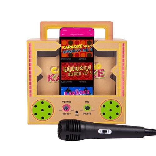Cardboard Karaoke Fizz Creations
