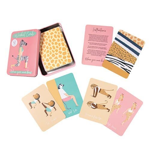 Fizz Creations Illustrated Animal Workout Cards