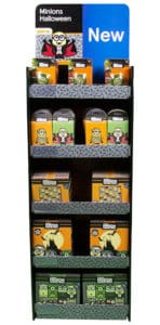 Tesco Halloween Minions FSDU Front White Background Minion Monster