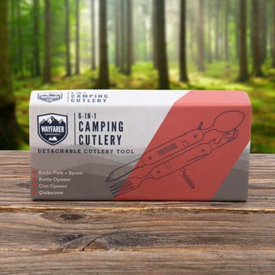 Fizz Creations Wayfarer Camping Cutlery Front