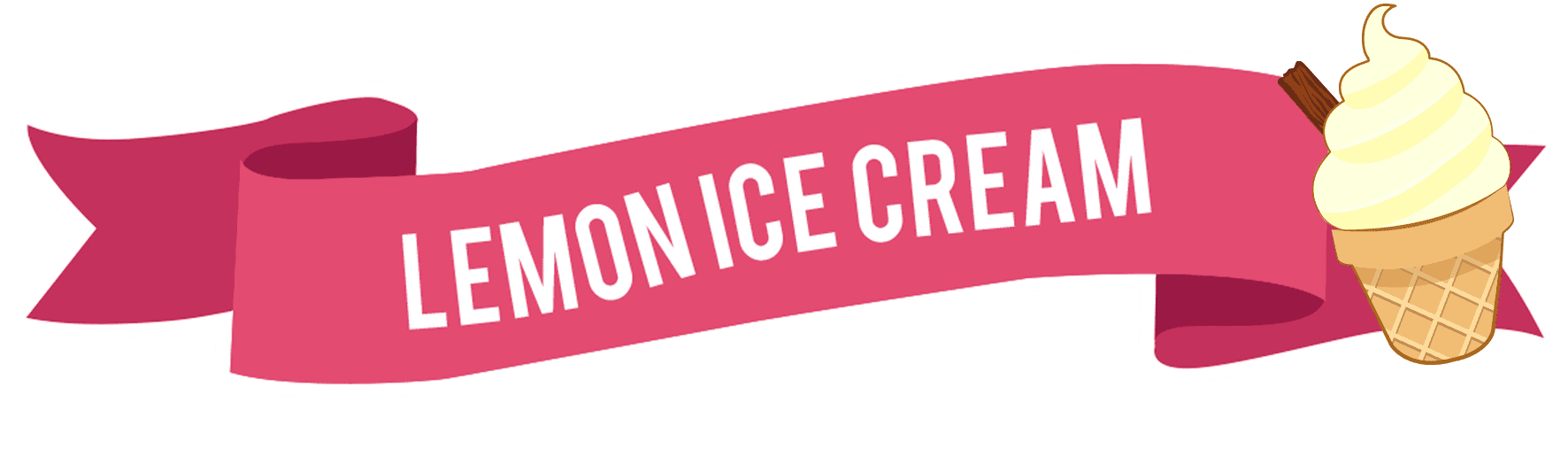 lemon ice cream banner v2 Mr Creations Lemon Ice Cream Recipe