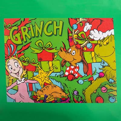 Fizz Creations Grinch Double Sided Puzzle in a tin back