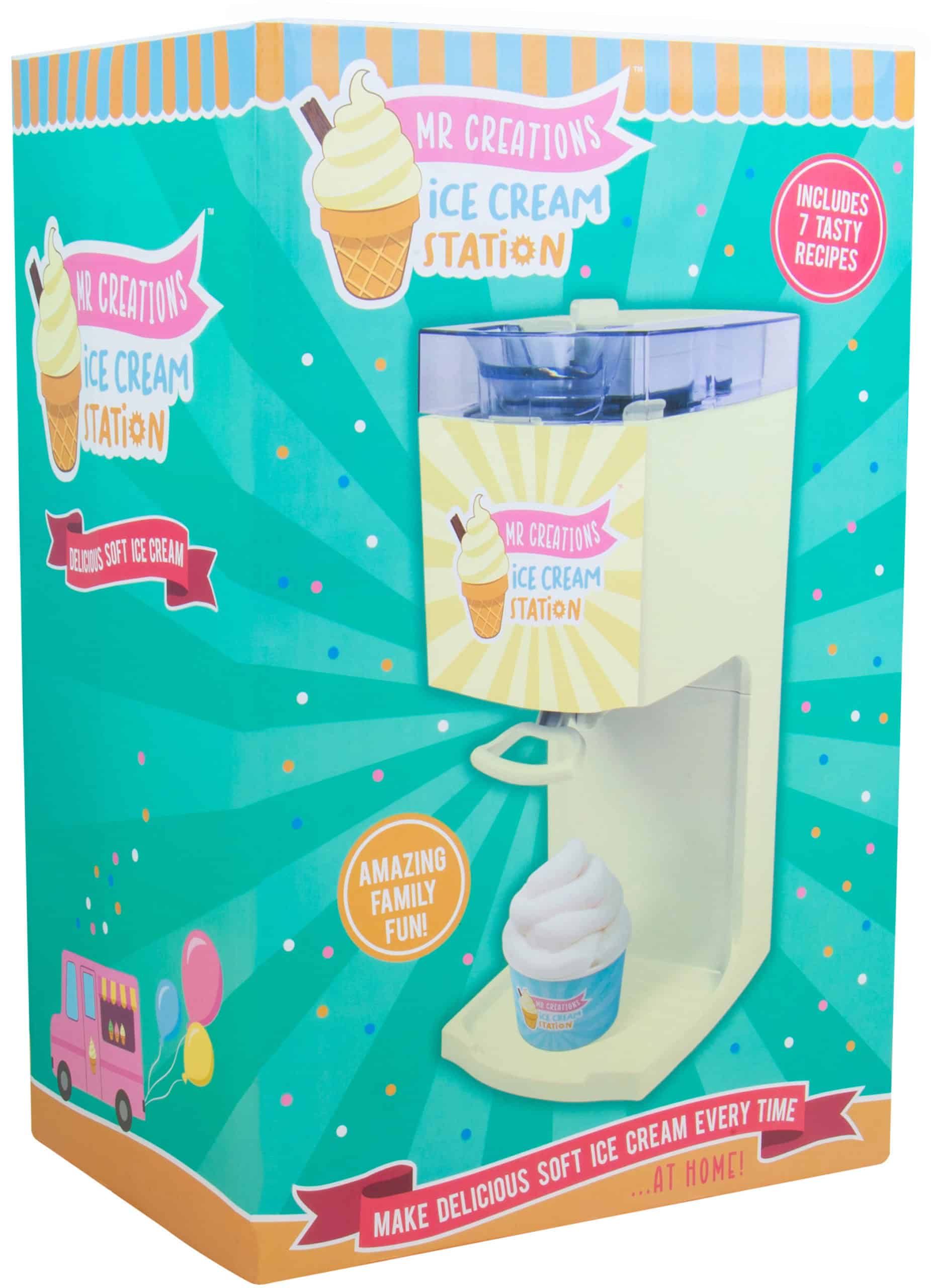 2206 Mr Creations Ice Cream Machiene Left Isolated Mr Creations Ice Cream Machine Packaging