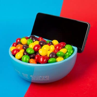 Stream n snack bowl contents full sweets