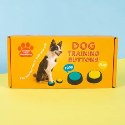 Fizz Creations Dog training pet buttons packagaing