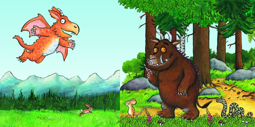 Fizz Creations Gruffalo & Zog Banner