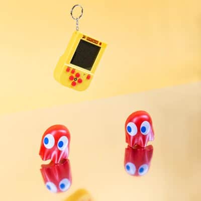 Fizz Creations PAC-MAN Keyring Arcade Mirror