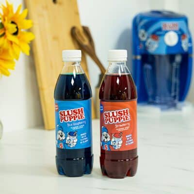 SLUSH PUPPiE Zero Sugar 2 pack Syrups - Blue Raspberry & Strawberry - 500ml