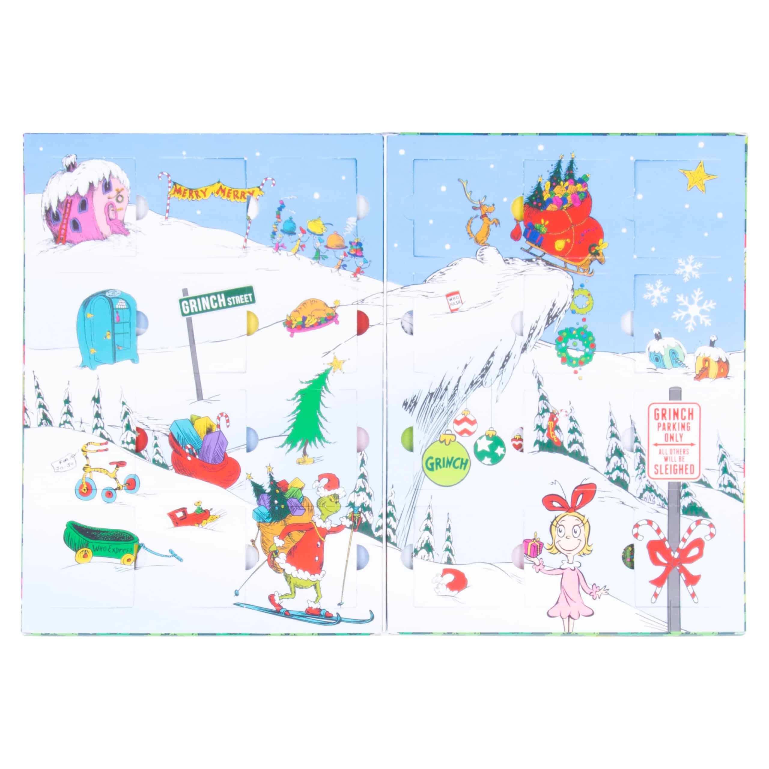 Fizz Creations Grinch Advent Calendar Open