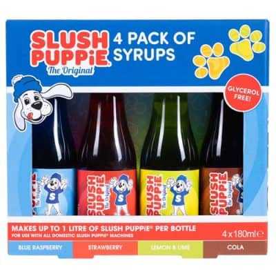 SLUSH PUPPiE Original 4 Pack Syrups - Gylcerol Free