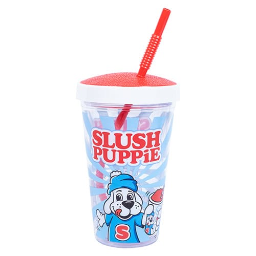 9043 (300028) SLUSH PUPPiE Cup & Bendy Straw ISO