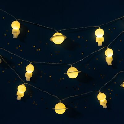 Glow in the Dark Astronaut String Lights