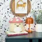 Squishmallows Malcolm the Mushroom Woven Storage Basket