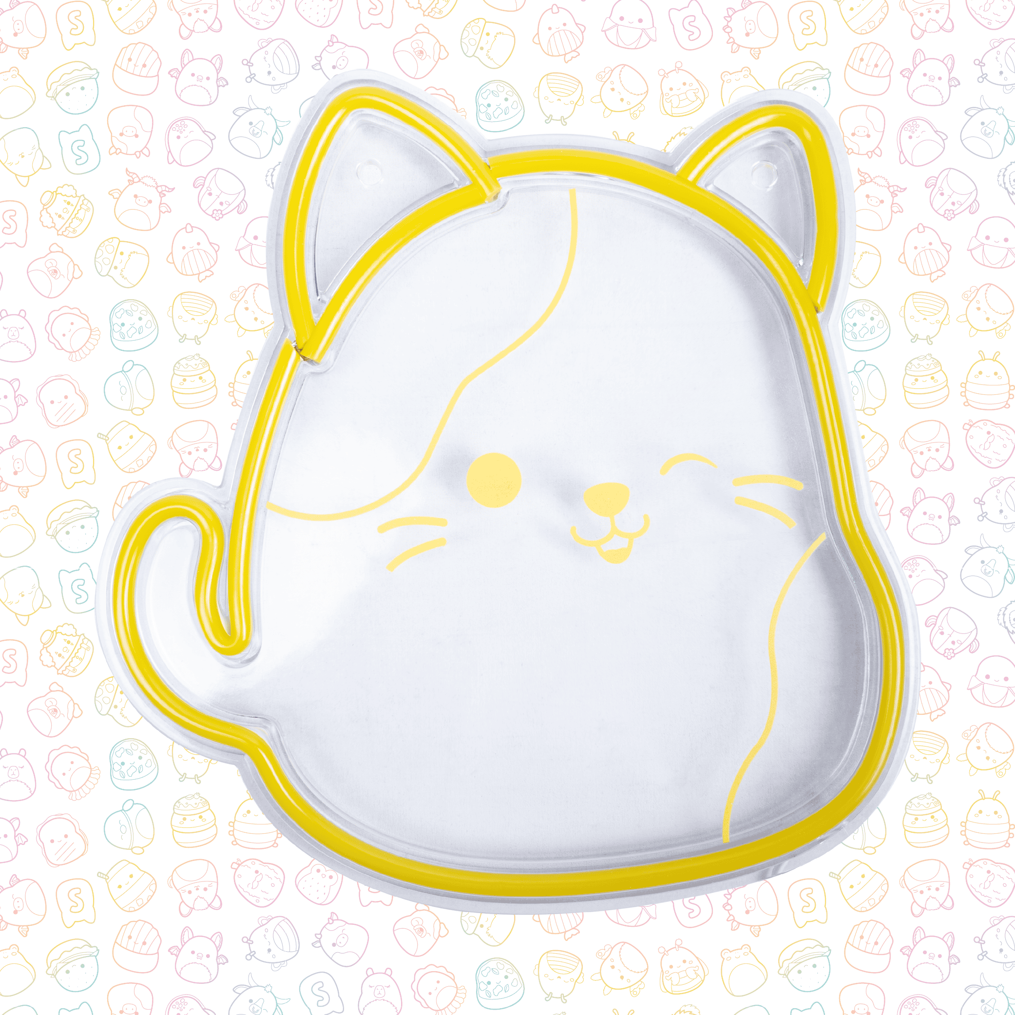 Squishmallows Cam Neon Wall Light2