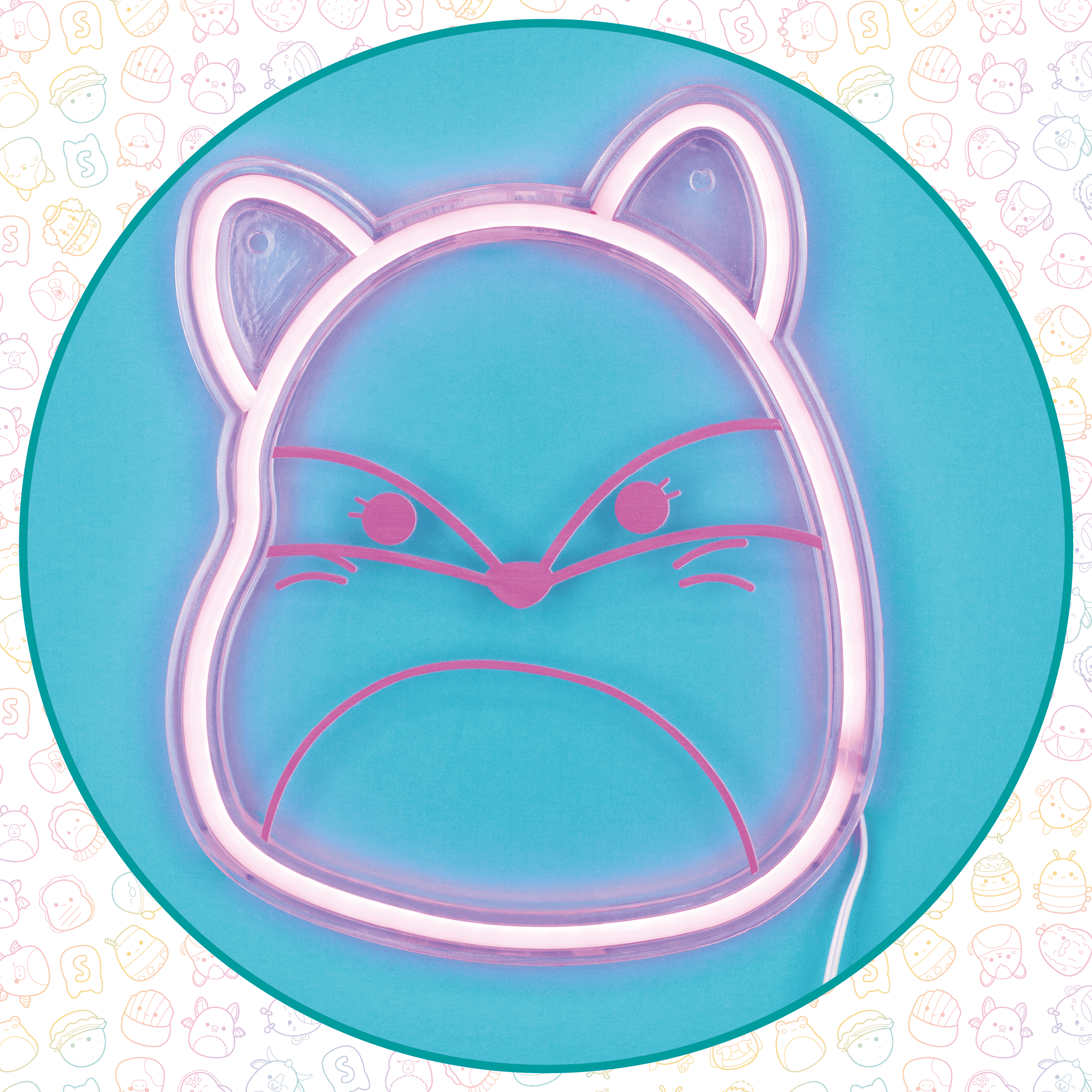 Squishmallows Fifi Neon Wall Light3