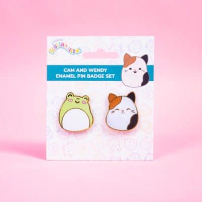 Squishmallows Cam & Wendy Pin Badges
