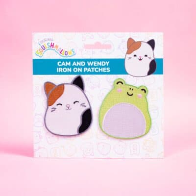 Squishmallows Iron on Patches - Cam & Wendy