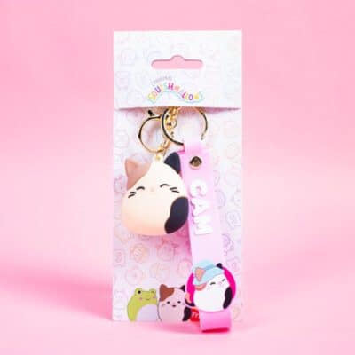 Squishmallows Cam Wristlet Keyring in CDU