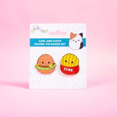 Squishmallows Carl & Floyd Pin Badges