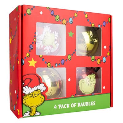 The Grinch 4 Pack Baubles - Image 5