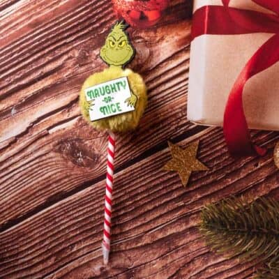 The Grinch Fluffy Pen