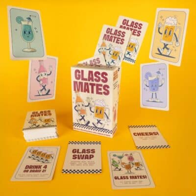 Glass Mates - A card-matching game with a splash of spirit!