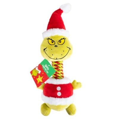 The Grinch Plush Rope Neck Dog Toy