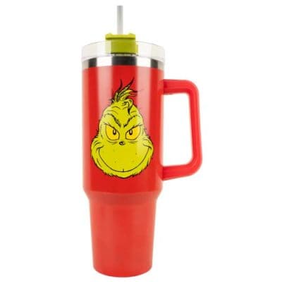 The Grinch Red Smile XL Travel Mug