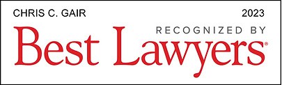 Chris Gair Recognized by Best Lawyers 2023 logo