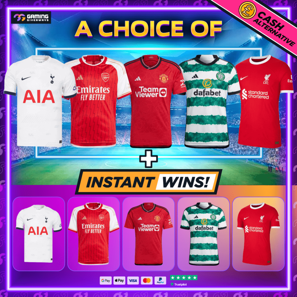 Choose Your UK 23/24 Football Shirt + 5 Instant Wins! #2