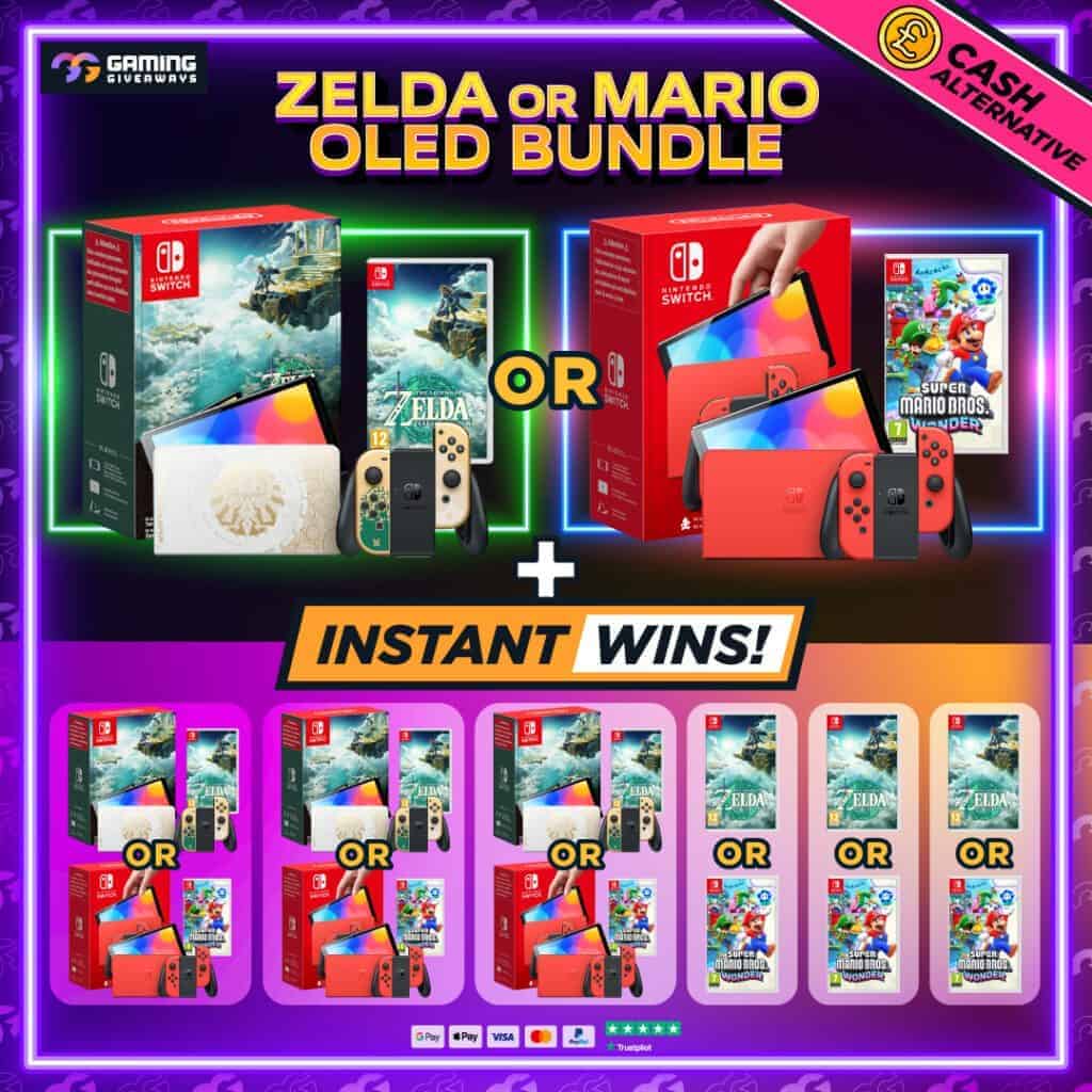 Zelda OR Mario OLED & GAME + 6 instant wins #1