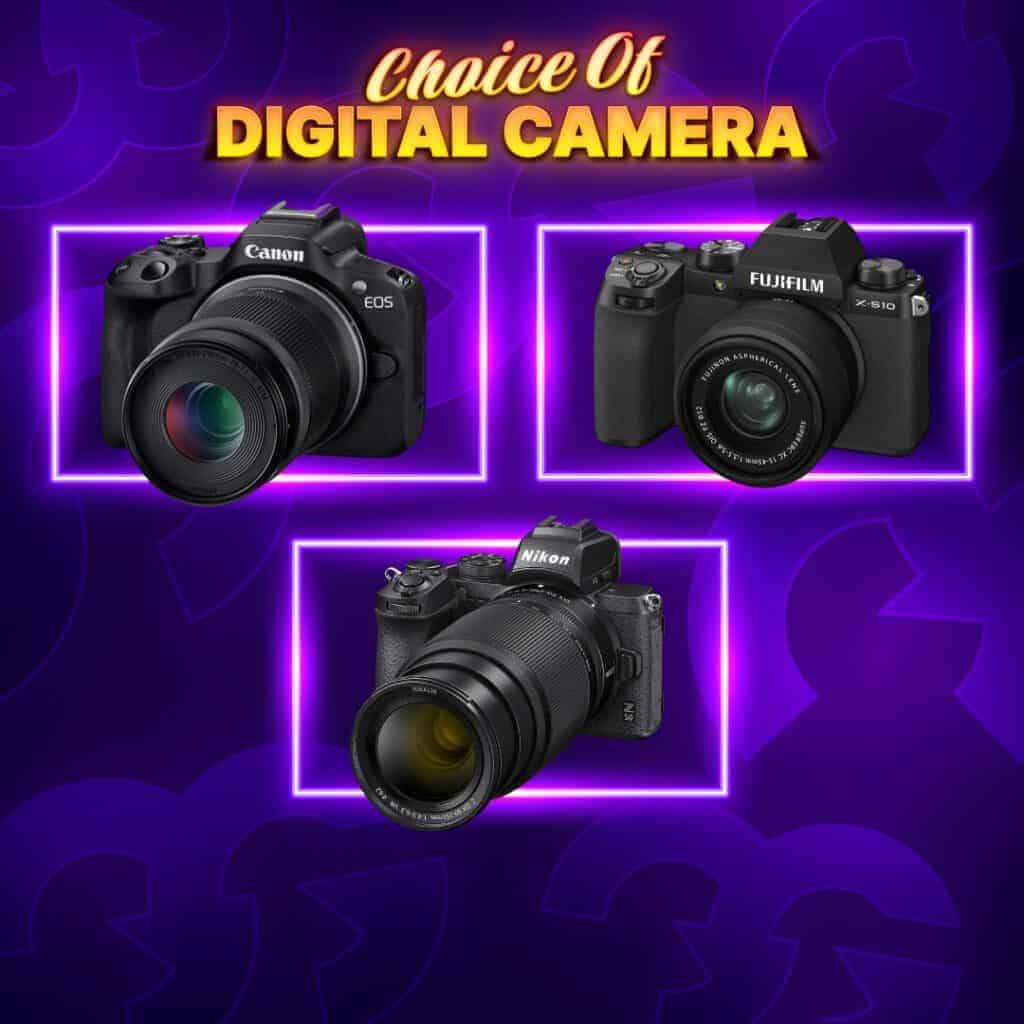 Choice of Digital Camera (£900 Cash Alt)