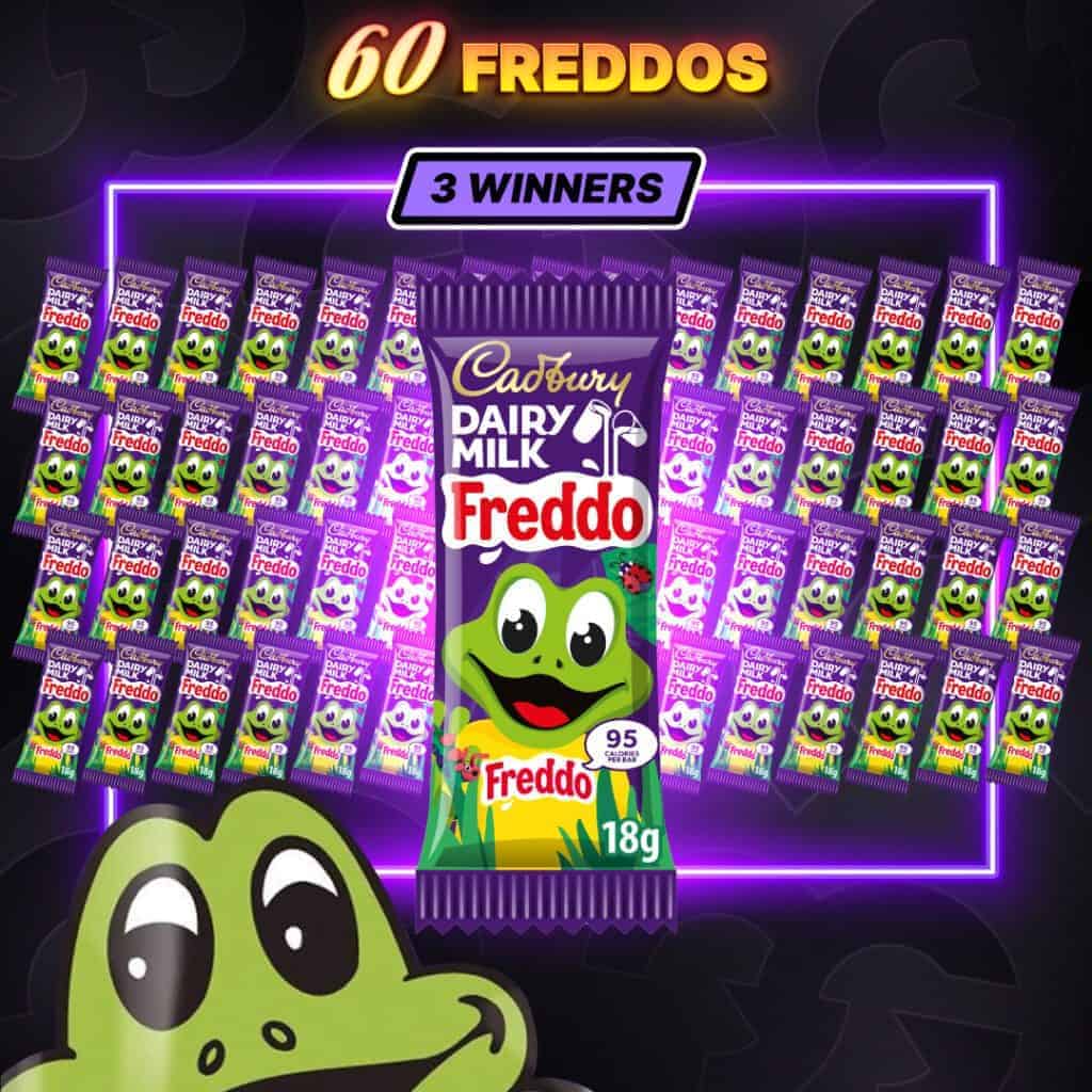 3 Winners: Cadbury Freddo Chocolate Bar (Box of 60) #1