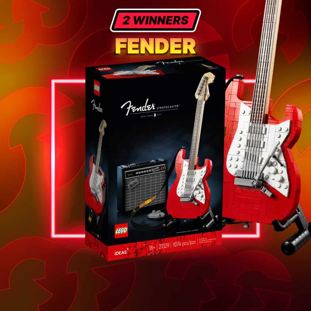 2 Winners: LEGO Fender Stratocaster #5