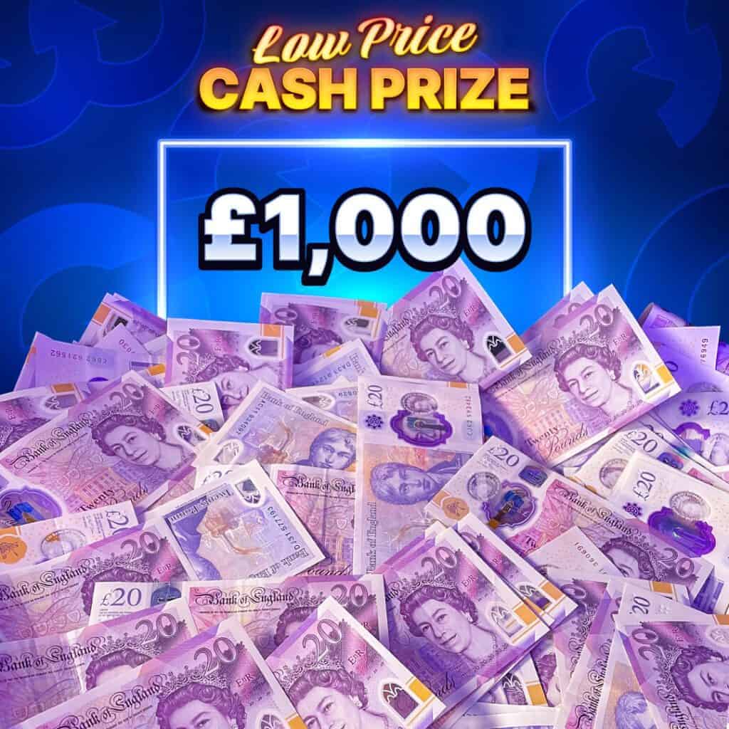 £1000 Cash Giveaway